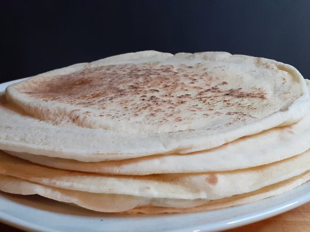 Stovetop Pita Stacked