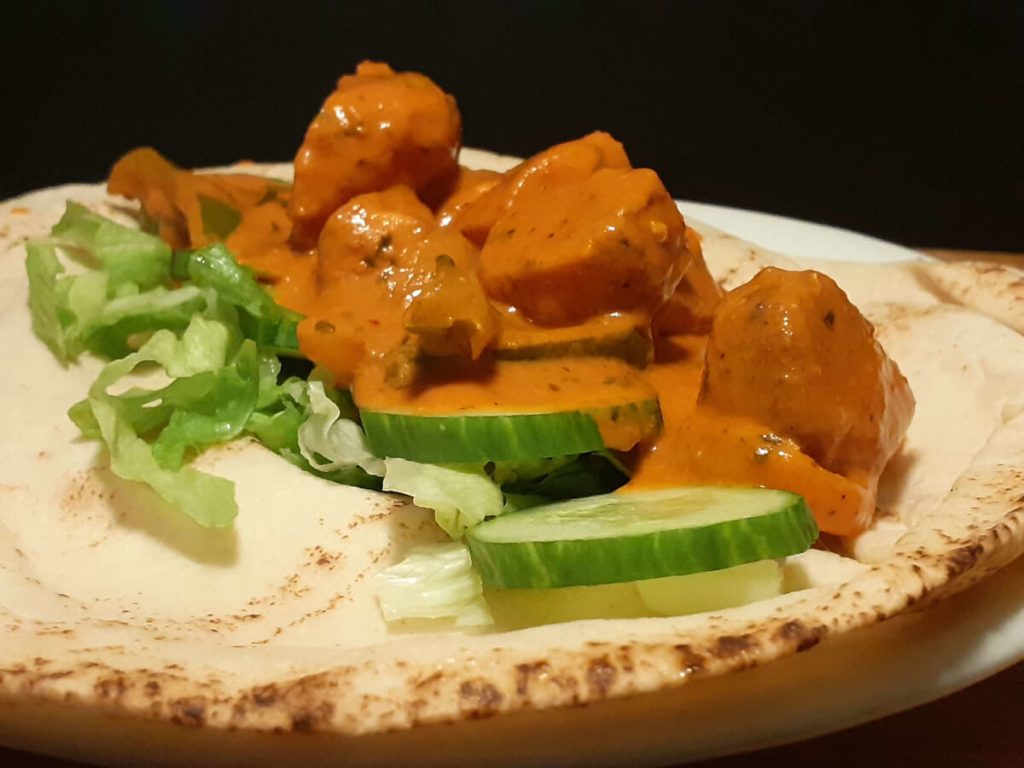 Butter Chicken Wrap