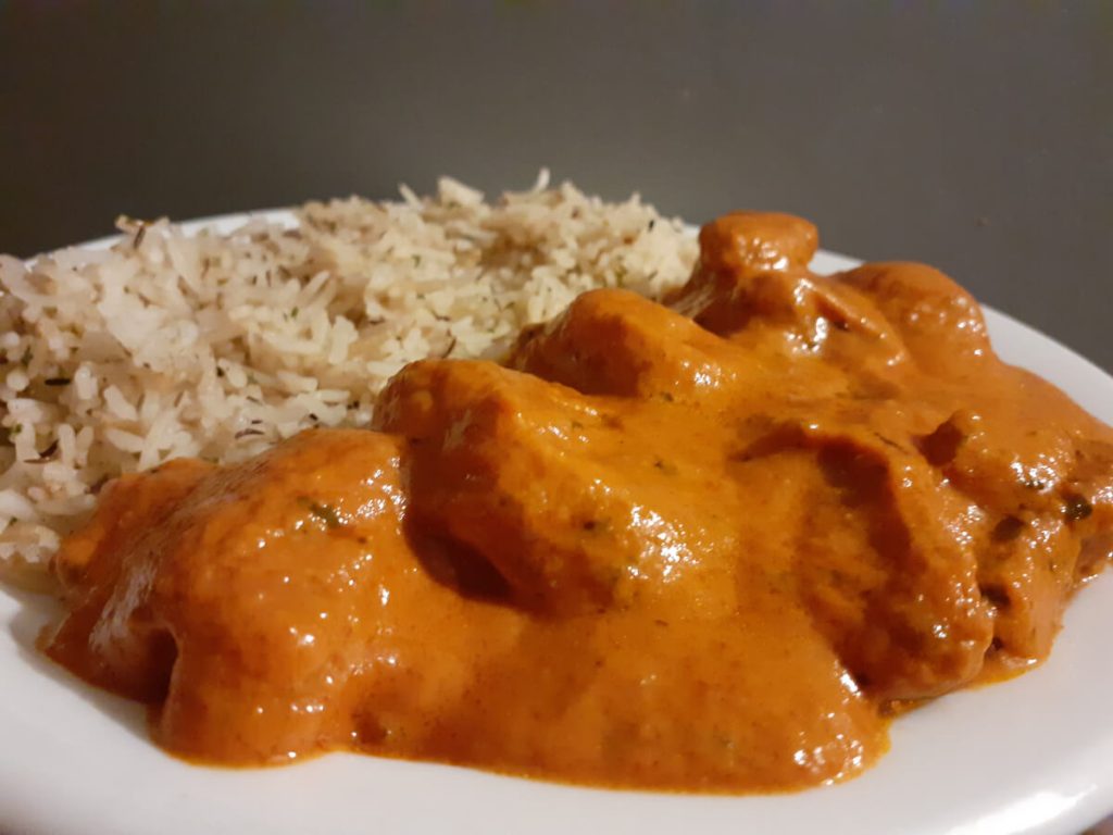 Butter Chicken and Rice