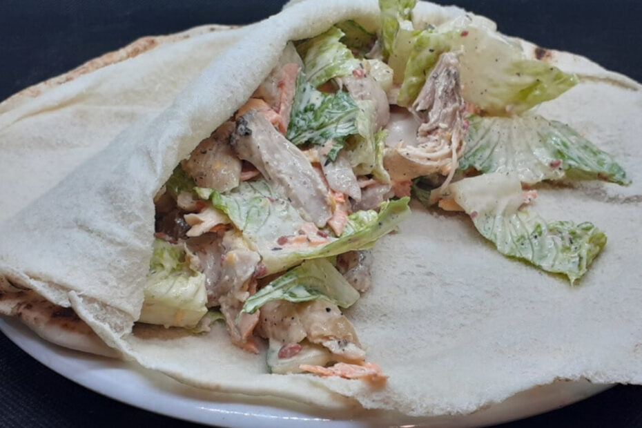 JAHZKITCHEN Chicken Caesar Pita Wrap Filling