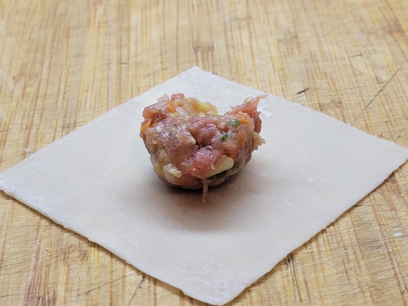 Wonton center meat