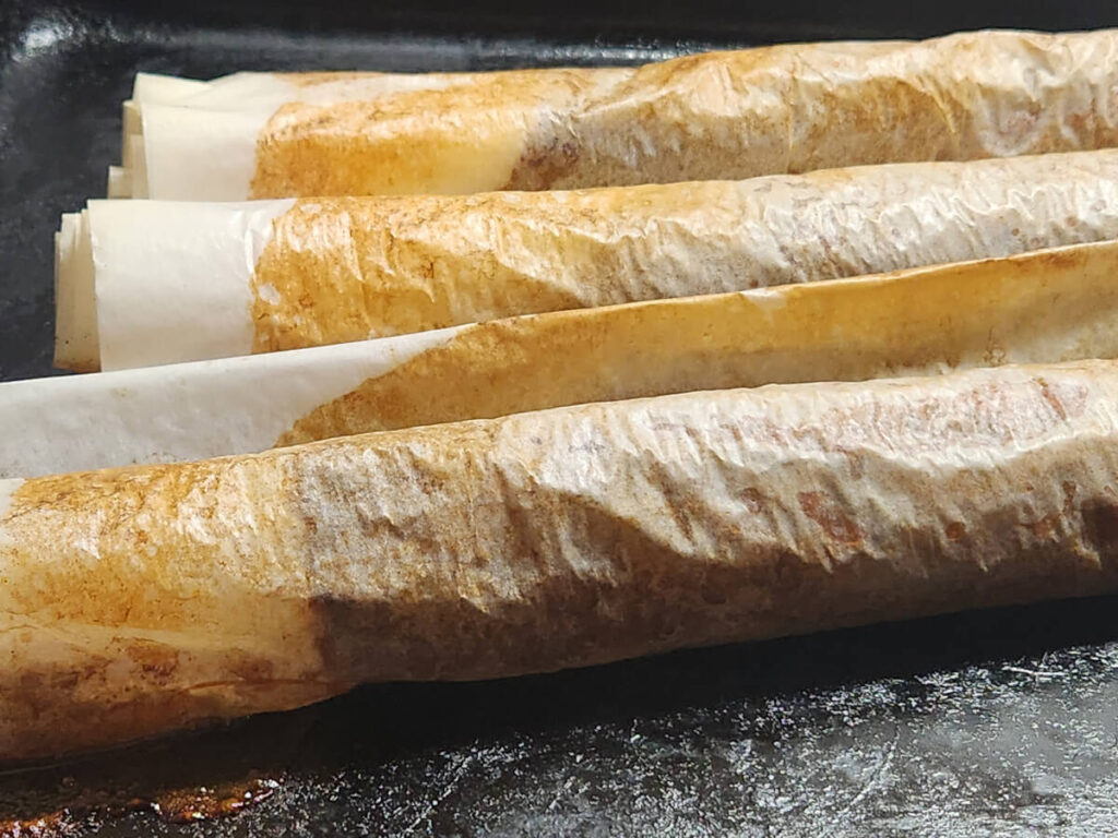 JAHZKITCHEN Cooked Paper Donair Meat 400F for 15 minutes