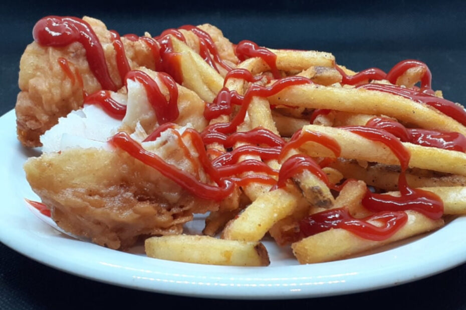 JAHZKITCHEN Fish & Chips with Ketchup