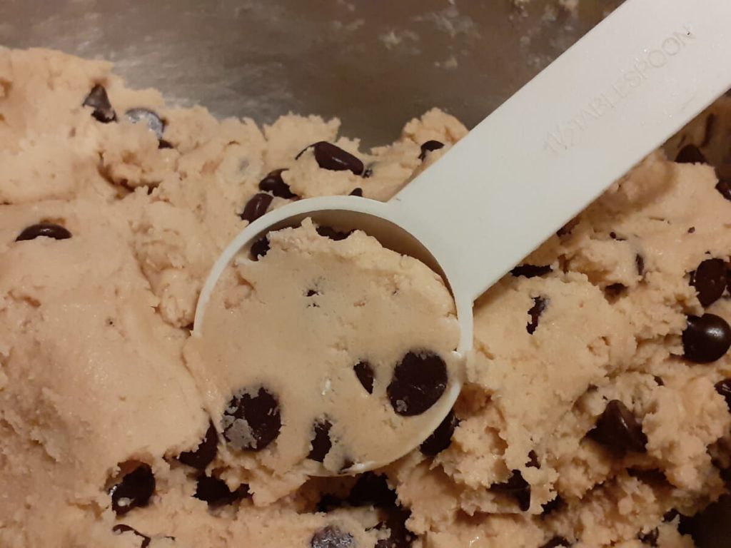 Portioning Cookie Dough