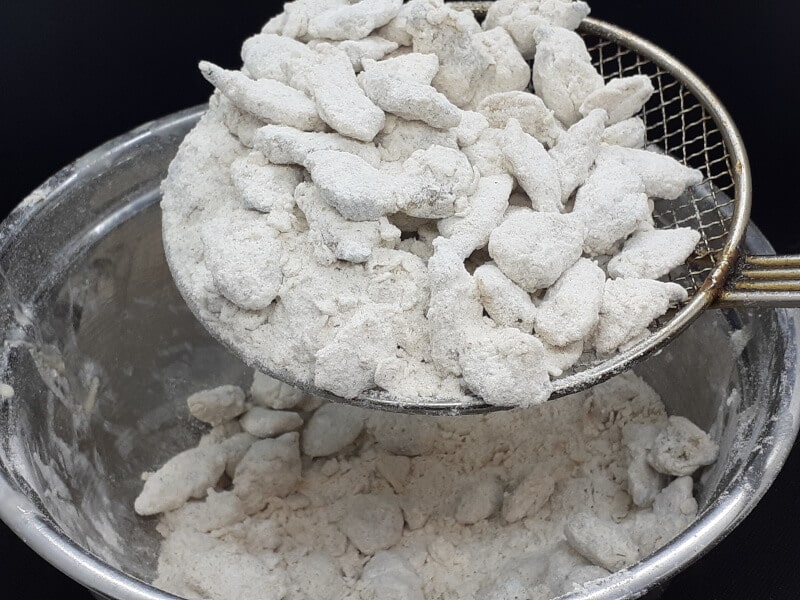 Scooping the Clams out of the Breading