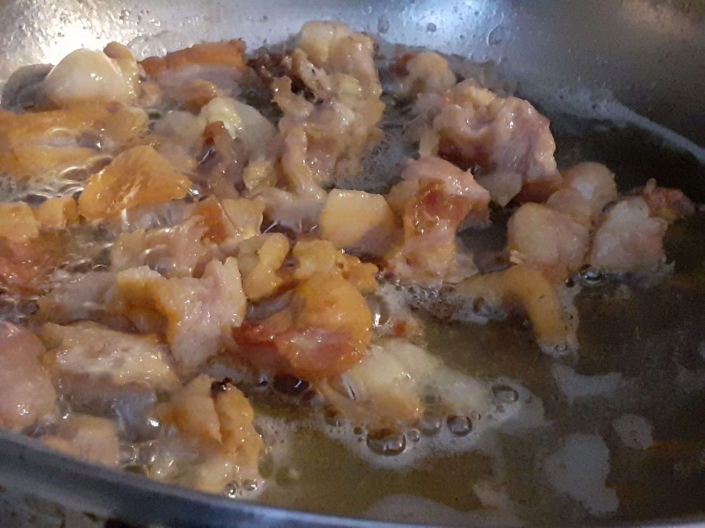 Rendering Chicken Fat