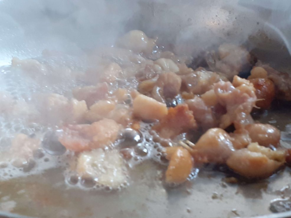 Rendering Chicken Fat