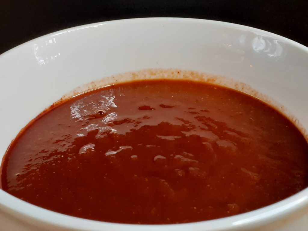 Red Greek Sauce with Pimento Paste