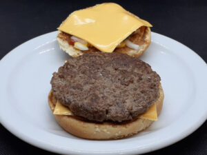 Open Face Quarter Pound Burger