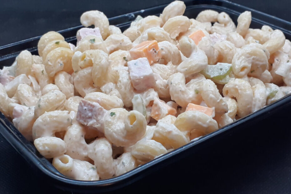 JAHZKITCHEN Ham & Cheese Pasta Salad