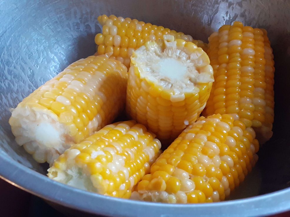 Buttering Corn on the Cob