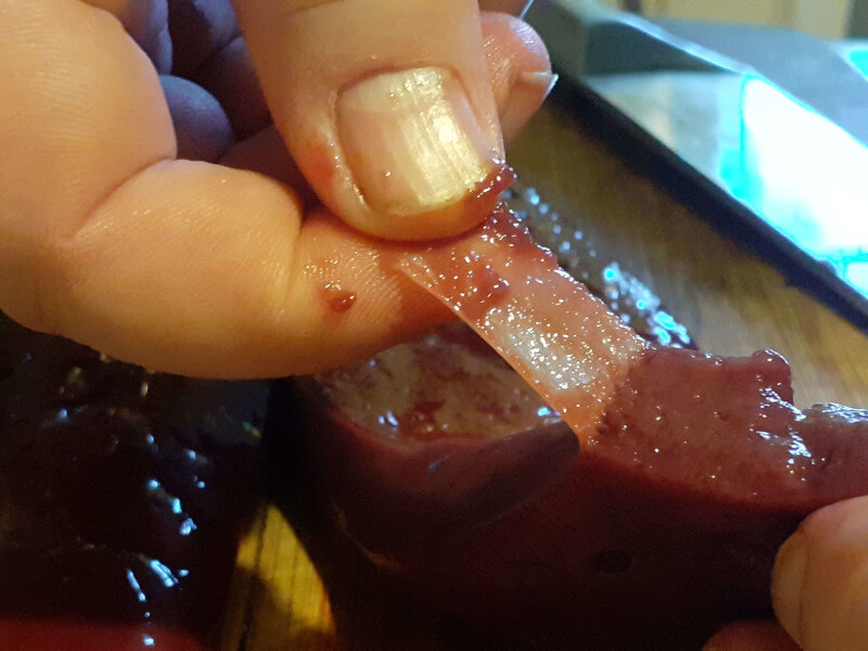 Peeling Liver Membrane