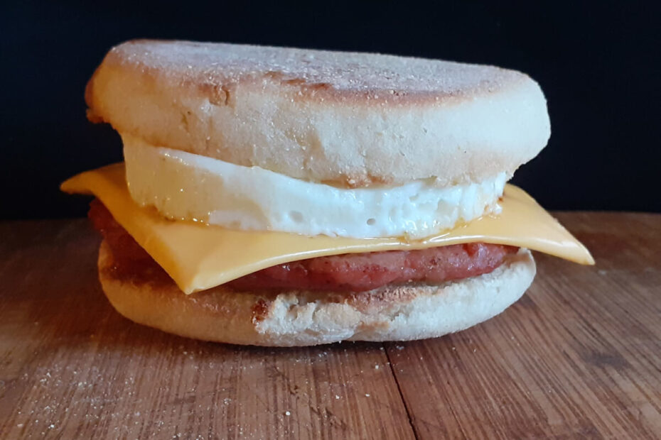 JAHZKITCHEN Sausage and Egg McMuffin