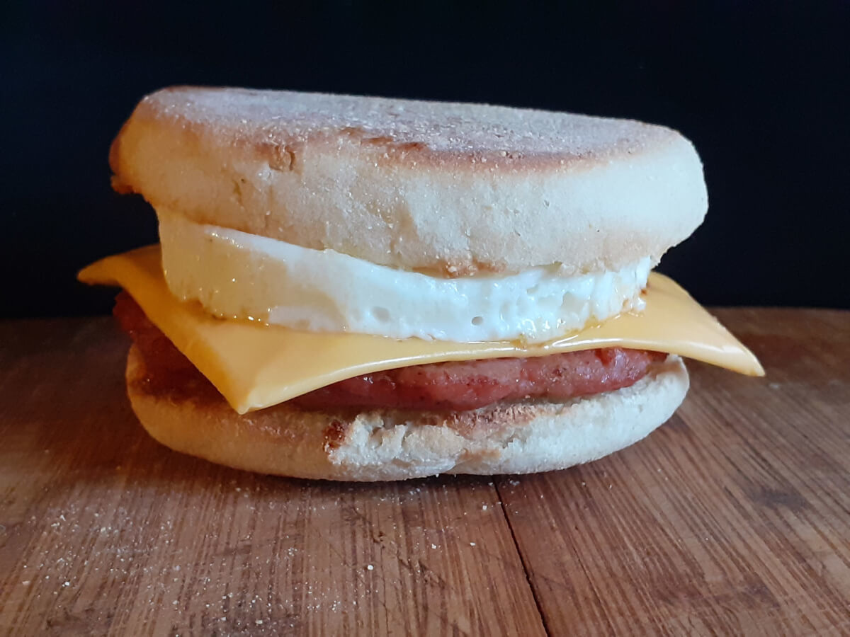 JAHZKITCHEN Sausage and Egg McMuffin