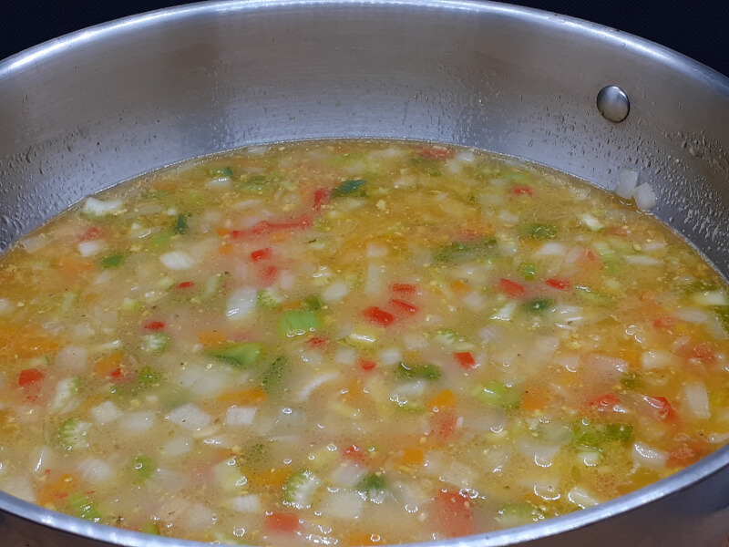 Salt & Pepper Chicken Rice Bake Step 3