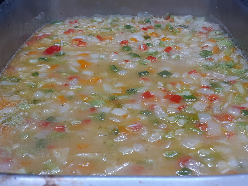 Salt & Pepper Chicken Rice Bake Step 4