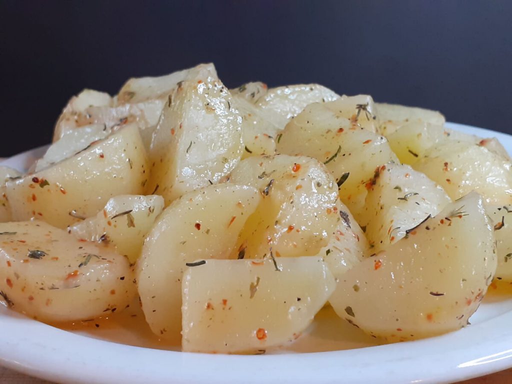 Chopped Steamed Potatoes