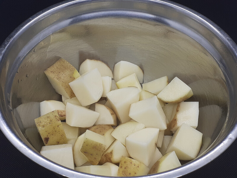 Washed Diced Potatoes