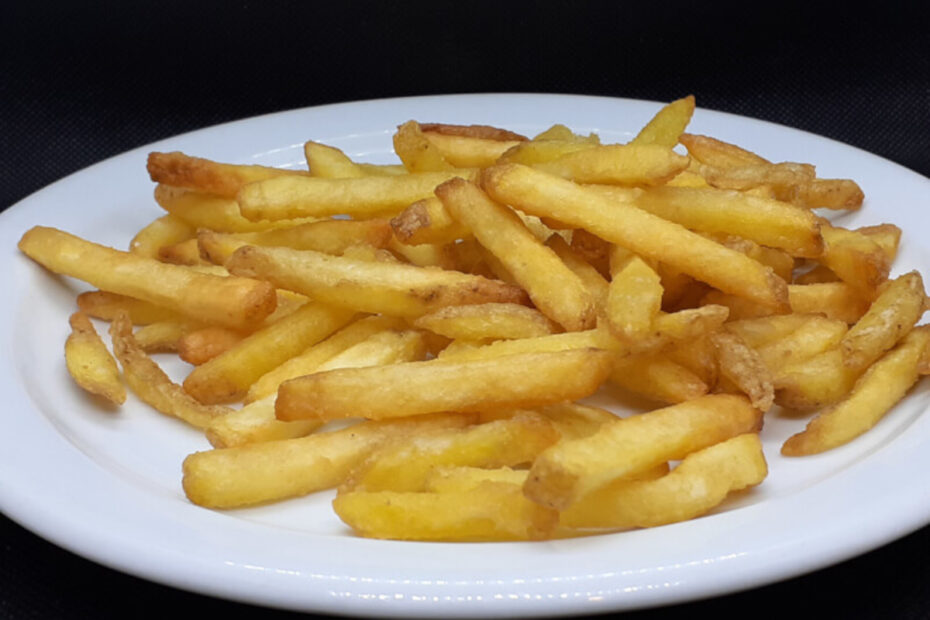 JAHZKITCHEN Air Fryer Shoestring Fries in lard