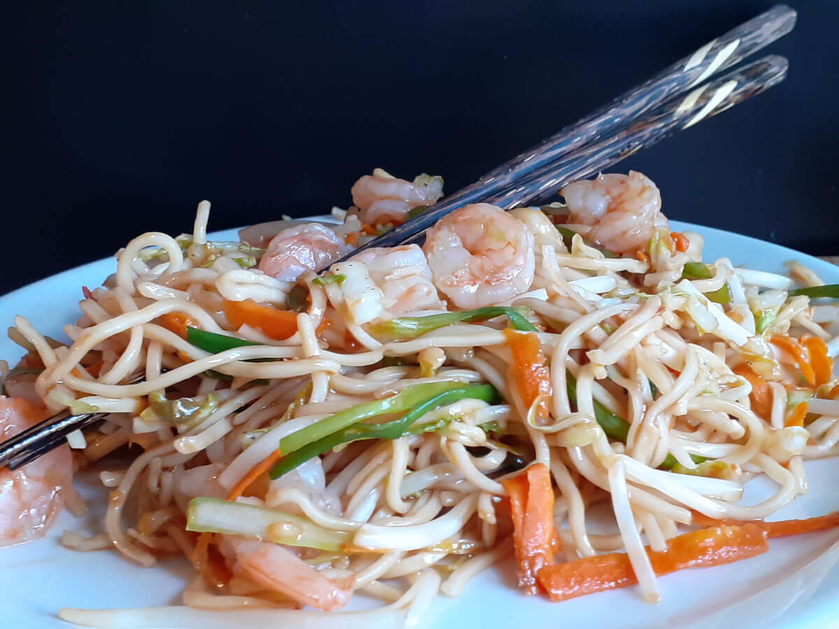 JAHZKITCHEN Thai Shrimp Chow Mein