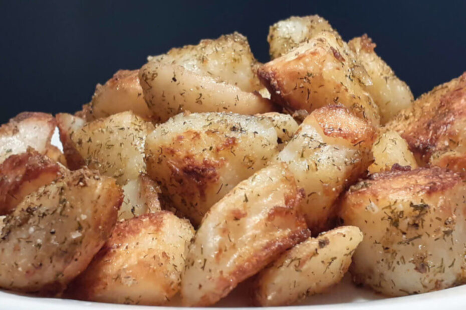 JAHZKITCHEN Dill Weed Broiled Potatoes