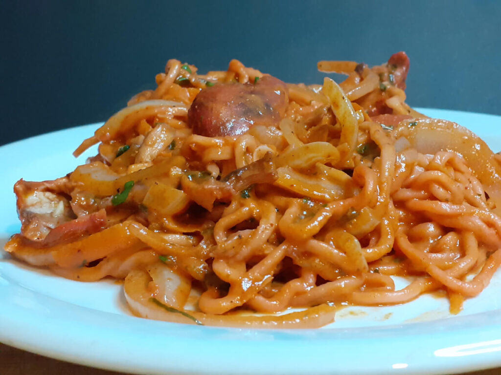 Butter Chicken Tandoori Noodles