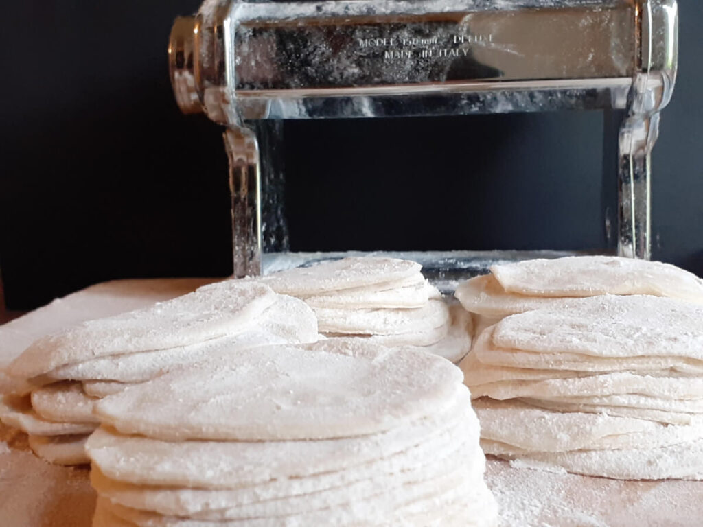 Pasta Roller Dumpling Wrappers