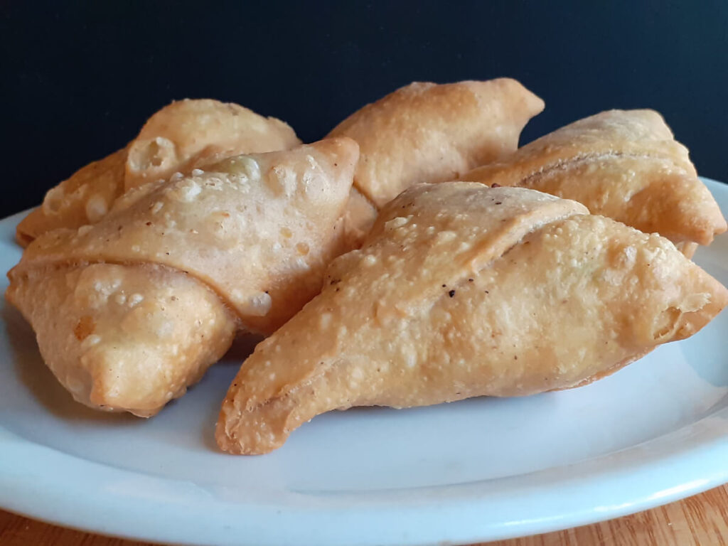 Semi Circle Wrapper Samosas