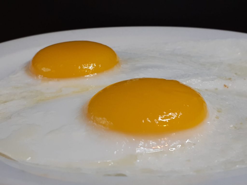 Sunny Side Up Duck Eggs