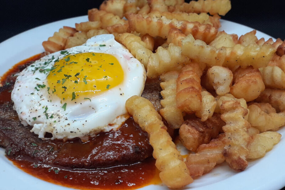 JAHZKITCHEN Beef Steak & Eggs with Fries