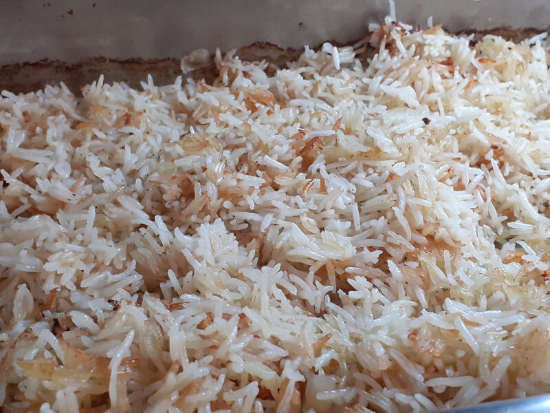Fluffed Rice Bake