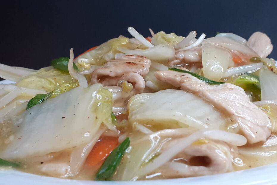 JAHZKITCHEN Velveted Pork Chop Suey