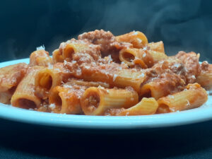 JAHZKITCHEN Rigatoni Bolognese