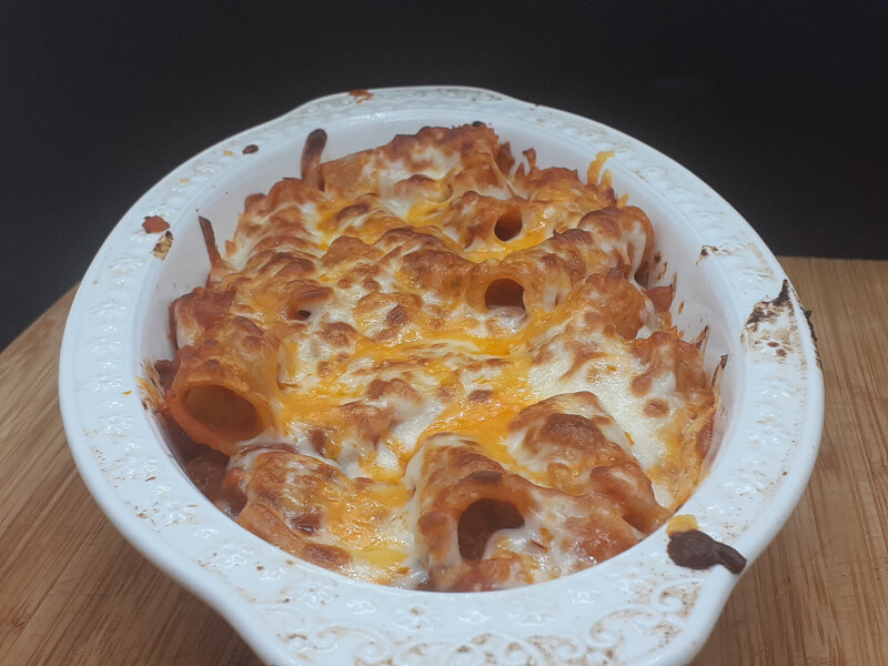 Rigatoni Bolognese Pasta Bake