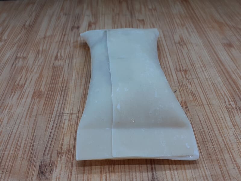 Rolled and Sealed Egg Roll