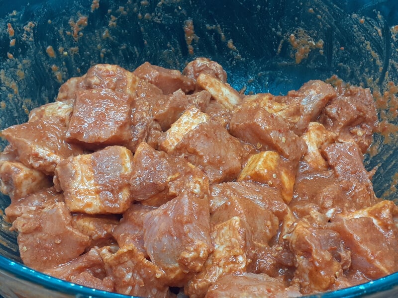 Marinated Chourico Meat