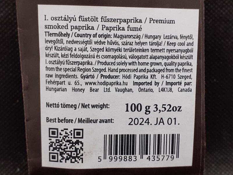 Hodi Paprika QR Code