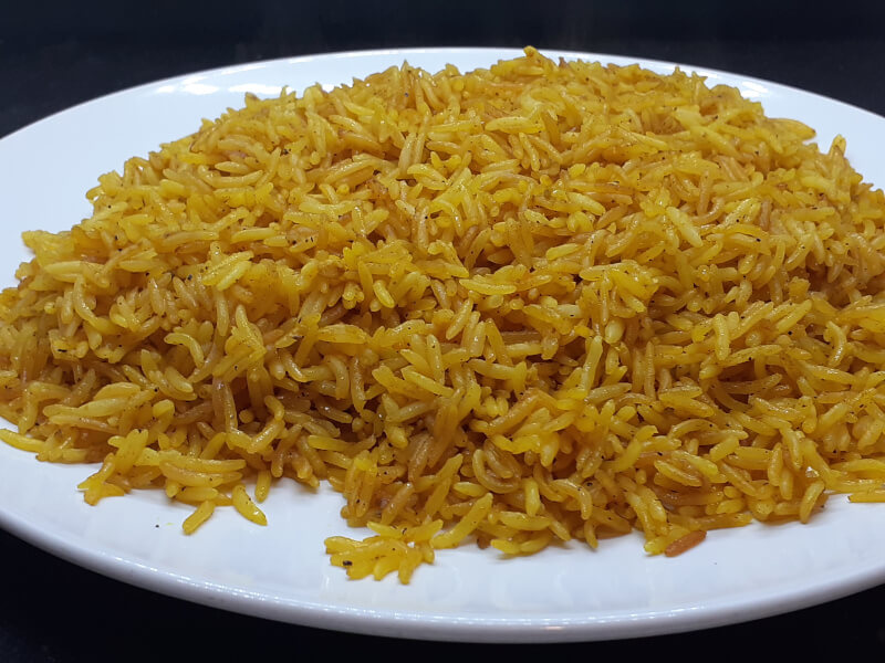 Yellow Cumin Rice Stovetop