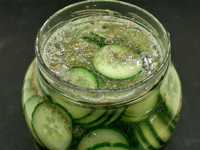 Fresh Refrigerator Pickled Cucumbers