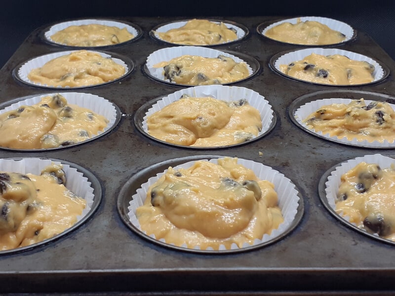 Chocolate Chip Muffin one third cup portions
