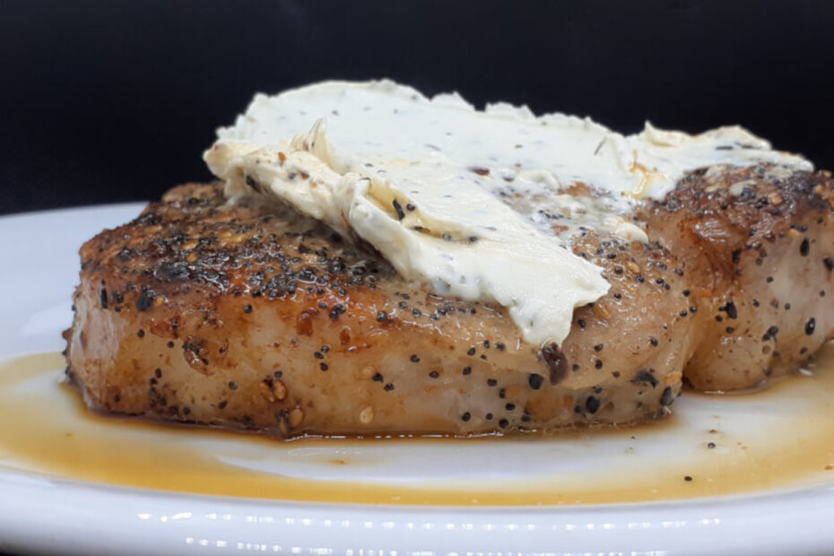 JAHZKITCHEN Everything Bagel Pork Chops