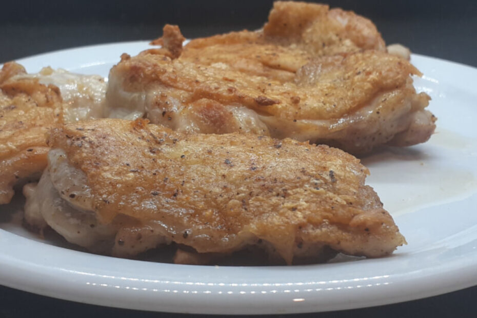 JAHZKITCHEN Seared Salt & Pepper Boneless Thighs and Legs