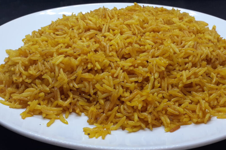 JAHZKITCHEN Yellow Cumin Rice Stovetop