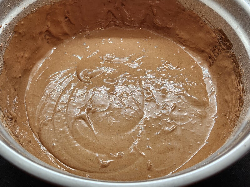 Devil Chocolate Cake Batter