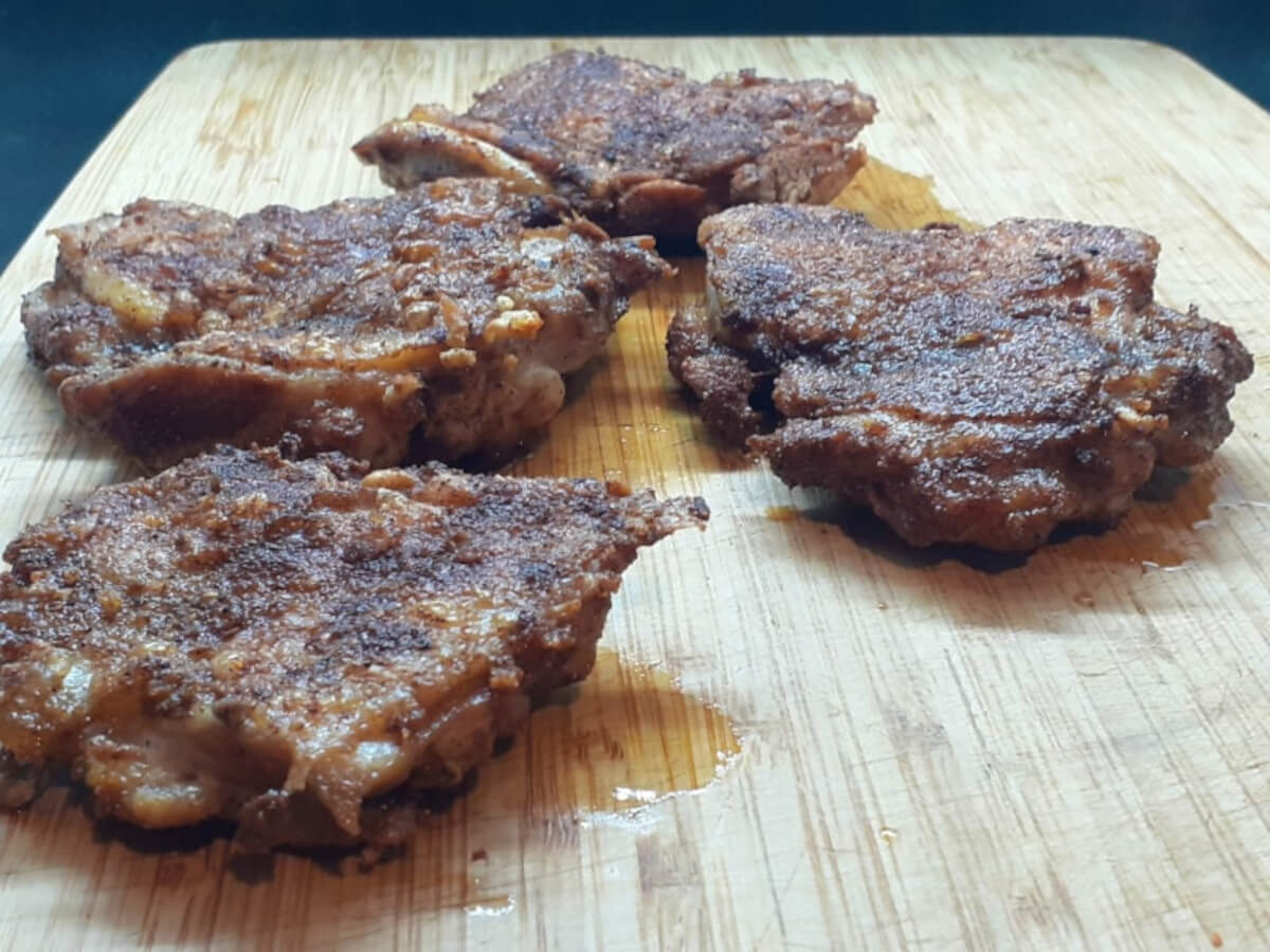 JAHZKITCHEN Baharat Boneless Quarters seared