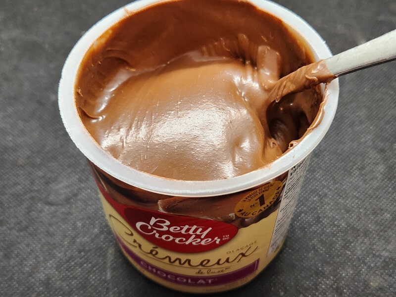 Whipped Chocolate Frosting to lighten the color