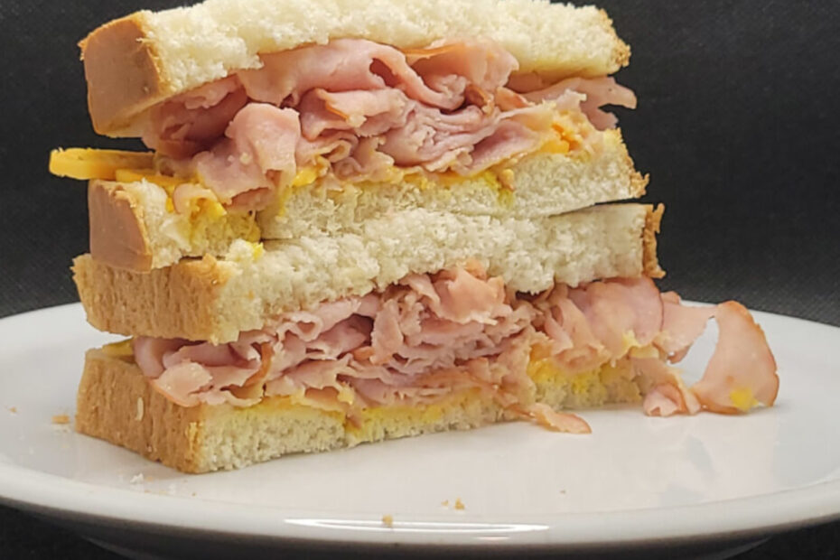 JAHZKITCHEN Fried Ham Sandwich