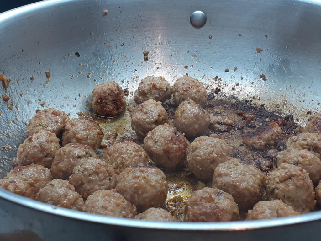 Pan Fried Oliveit Meatballs