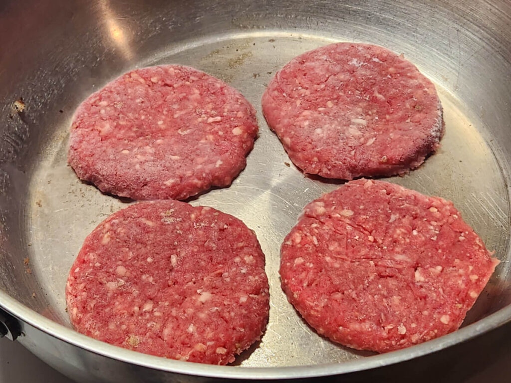 JAHZKITCHEN Searing Frozen Patties