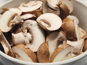 JAHZKITCHEN Pizza Toppings Sliced Cremini Mushrooms